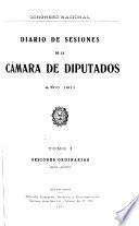 Diario de sesiones de la Cámara de Diputados