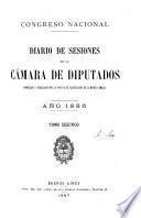 Diario de sesiones de la Cámara de Diputados