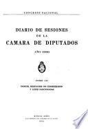 Diario de sesiones de la Cámara de diputados