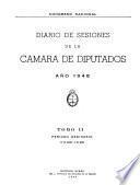 Diario de sesiones de la Cámara de Diputados