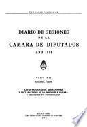 Diario de sesiones de la Cámara de diputados