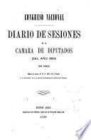 Diario de sesiones de la Cámara de Diputados