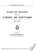 Diario de sesiones de la Cámara de diputados