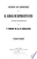 Diario de sesiones de la Cámara de Representantes