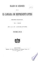 Diario de sesiones de la Cámara de Representantes