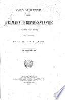 Diario de sesiones de la Cámara de Representantes