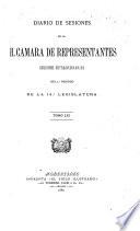 Diario de sesiones de la Cámara de Representantes