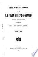 Diario de sesiones de la Cámara de Representantes
