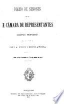 Diario de sesiones de la Cámara de Representantes