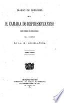 Diario de sesiones de la Cámara de Representantes