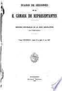 Diario de sesiones de la Cámara de Representantes