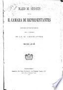 Diario de sesiones de la Cámara de Representantes