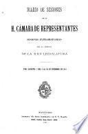 Diario de sesiones de la Cámara de Representantes