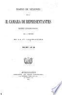 Diario de sesiones de la Cámara de Representantes