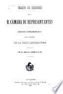 Diario de sesiones de la Cámara de Representantes