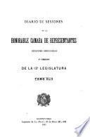 Diario de sesiones de la Cámara de Representantes
