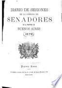 Diario de sesiones de la Cámara de senadores de la provincia de Buenos Aires