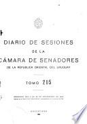 Diario de sesiones de la Cámara de Senadores de la República Oriental del Uruguay