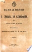 Diario de sesiones de la Cámara de Senadores de la República Oriental del Uruguay