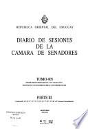 Diario de sesiones de la Cámara de Senadores de la República Oriental del Uruguay