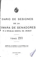 Diario de sesiones de la Cámara de Senadores de la República Oriental del Uruguay