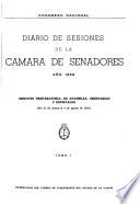 Diario de sesiones de la Cámara de Senadores