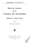 Diario de sesiones de la Cámara de Senadores