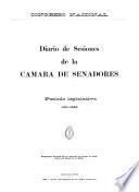 Diario de sesiones de la Cámara de Senadores