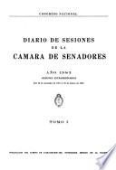 Diario de sesiones de la Cámara de Senadores
