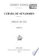 Diario de sesiones de la Cámara de Senadores
