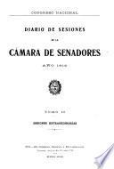 Diario de sesiones de la Cámara de Senadores