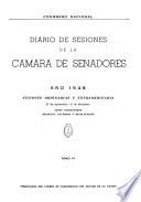 Diario de sesiones de la Cámara de Senadores