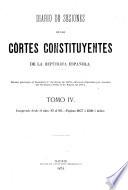 Diario de sesiones de las Córtes constituyentes de la República española