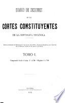 Diario de sesiones de las Córtes constituyentes de la República española