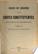 Diario de sesiones de las Córtes Constituyentes de la República Española