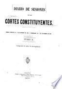 Diario de sesiones de las Córtes constituyentes