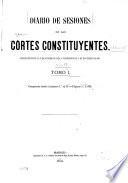 Diario de sesiones de las Córtes constituyentes
