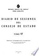 Diario de sesiones del Consejo de Estado de la República Oriental del Uruguay