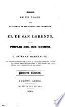 Diario de un viage desde el fuerte de San Rafael del Diamante hasta el de San Lorenzo, en las puntas del rio Quinto (etc.)