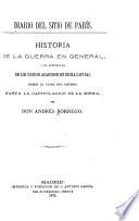 Diario del sitio de Paris