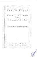 Diario intimo de una adolescente
