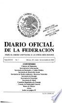 Diario oficial de la federación