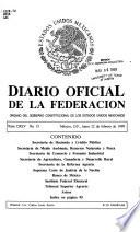 Diario oficial de la federación