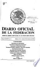 Diario oficial de la federación