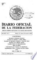 Diario oficial de la federación