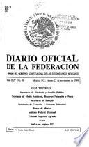 Diario oficial de la federación