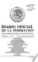 Diario oficial de la federación
