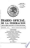 Diario oficial de la federación