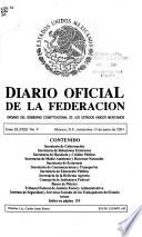 Diario oficial de la federación