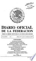 Diario oficial de la federación